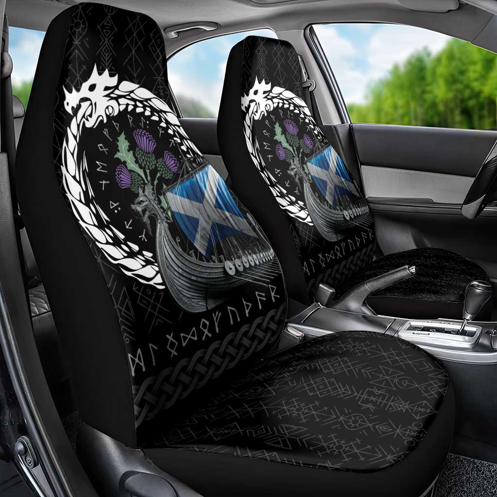 Scotland Viking Drakkar Car Seat Cover Viking Blood - Wonder Print Shop