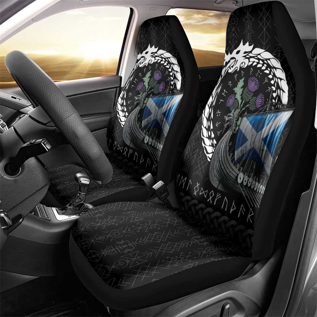 Scotland Viking Drakkar Car Seat Cover Viking Blood - Wonder Print Shop