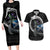 Scotland Viking Drakkar Couples Matching Long Sleeve Bodycon Dress and Hawaiian Shirt Viking Blood - Wonder Print Shop