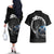 Scotland Viking Drakkar Couples Matching Off The Shoulder Long Sleeve Dress and Hawaiian Shirt Viking Blood - Wonder Print Shop