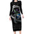 Scotland Viking Drakkar Family Matching Long Sleeve Bodycon Dress and Hawaiian Shirt Viking Blood - Wonder Print Shop