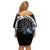 Scotland Viking Drakkar Family Matching Off Shoulder Short Dress and Hawaiian Shirt Viking Blood - Wonder Print Shop