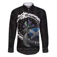 Scotland Viking Drakkar Family Matching Puletasi and Hawaiian Shirt Viking Blood - Wonder Print Shop