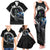 Scotland Viking Drakkar Family Matching Tank Maxi Dress and Hawaiian Shirt Viking Blood - Wonder Print Shop