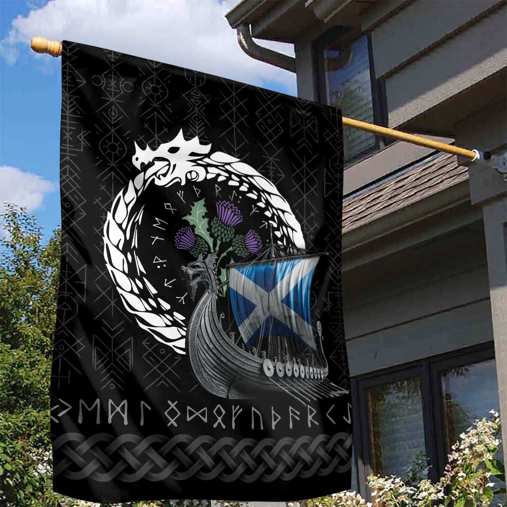 Scotland Viking Drakkar Garden Flag Viking Blood - Wonder Print Shop