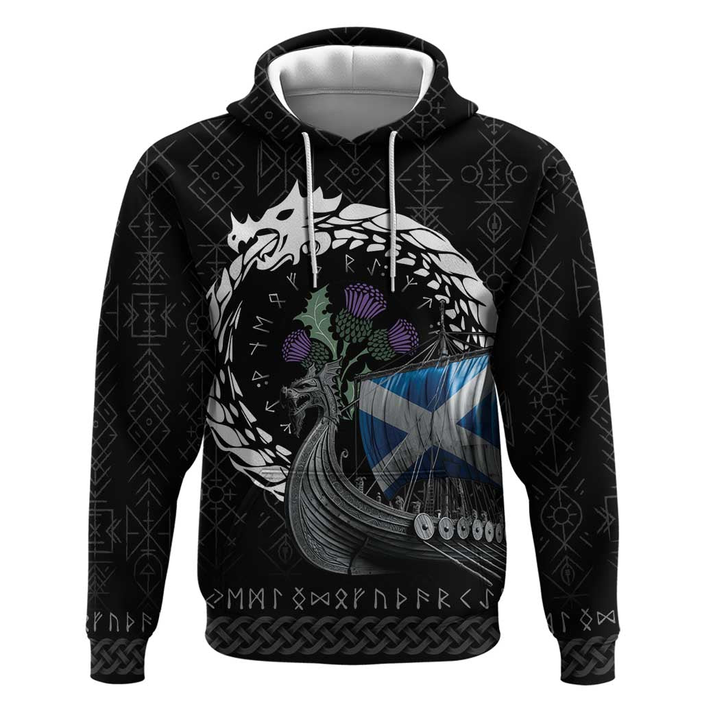 Scotland Viking Drakkar Hoodie Viking Blood - Wonder Print Shop