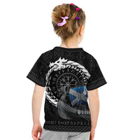 Scotland Viking Drakkar Kid T Shirt Viking Blood - Wonder Print Shop