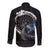 Scotland Viking Drakkar Long Sleeve Button Shirt Viking Blood - Wonder Print Shop