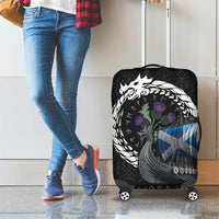 Scotland Viking Drakkar Luggage Cover Viking Blood - Wonder Print Shop