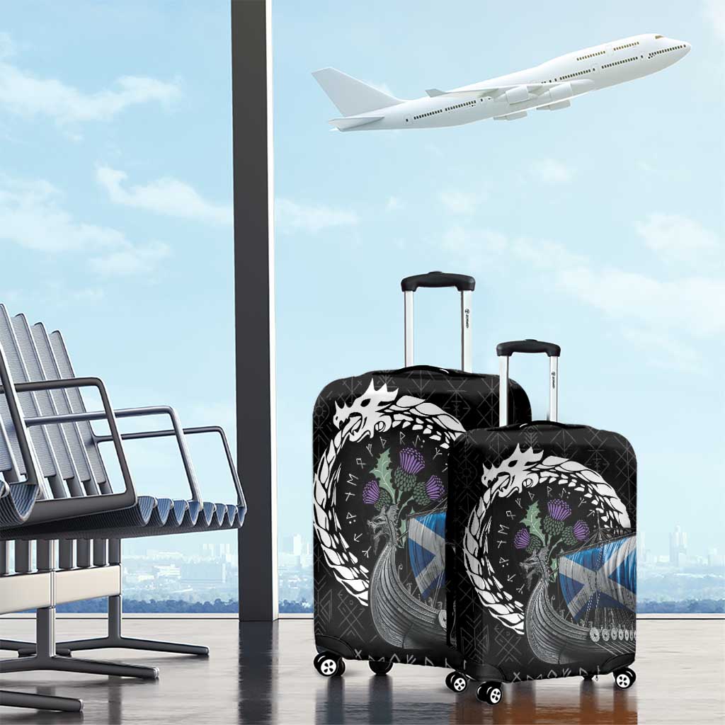 Scotland Viking Drakkar Luggage Cover Viking Blood - Wonder Print Shop