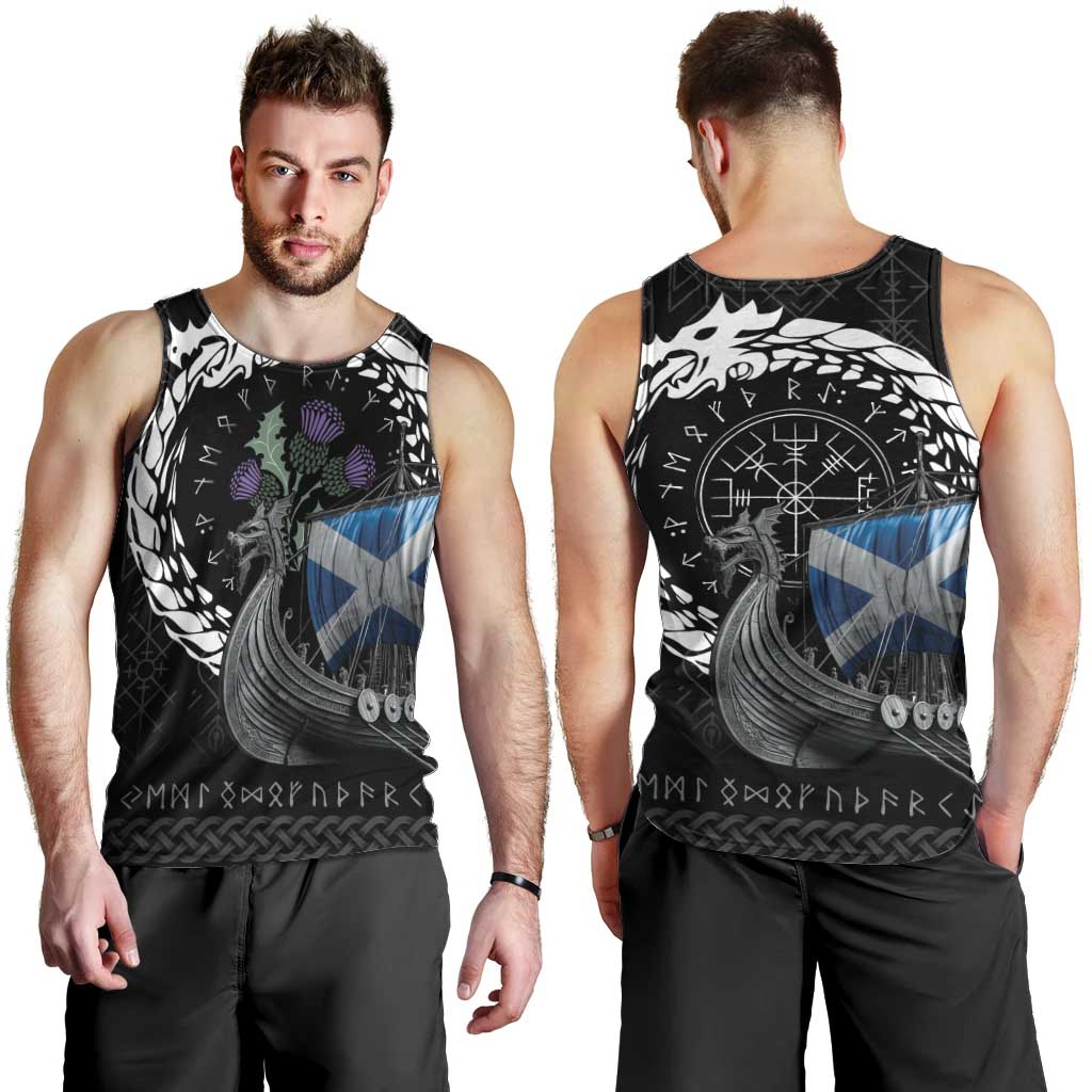 Scotland Viking Drakkar Men Tank Top Viking Blood - Wonder Print Shop