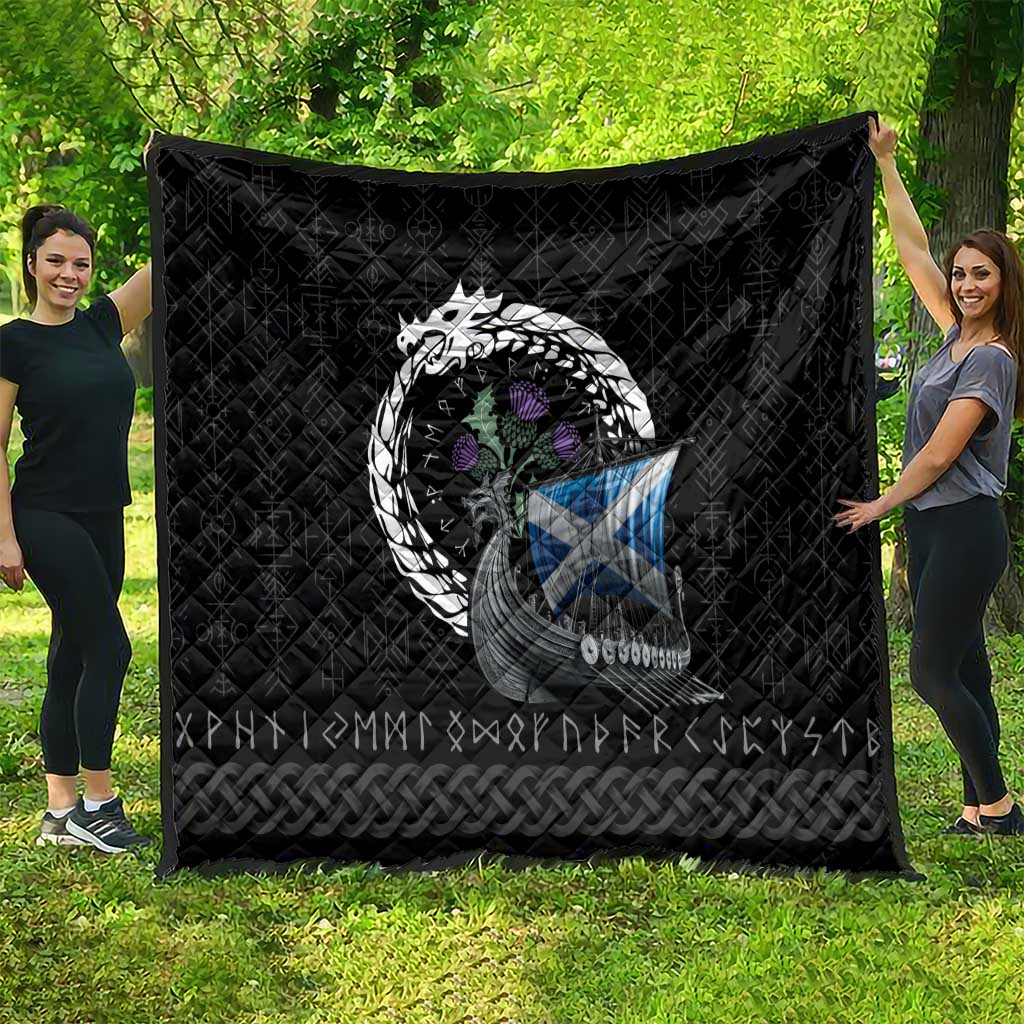 Scotland Viking Drakkar Quilt Viking Blood - Wonder Print Shop