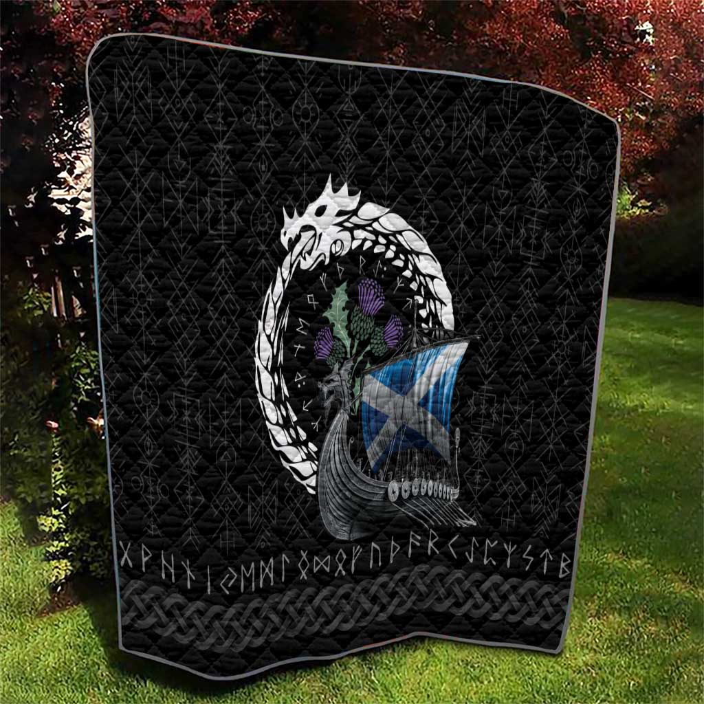 Scotland Viking Drakkar Quilt Viking Blood - Wonder Print Shop