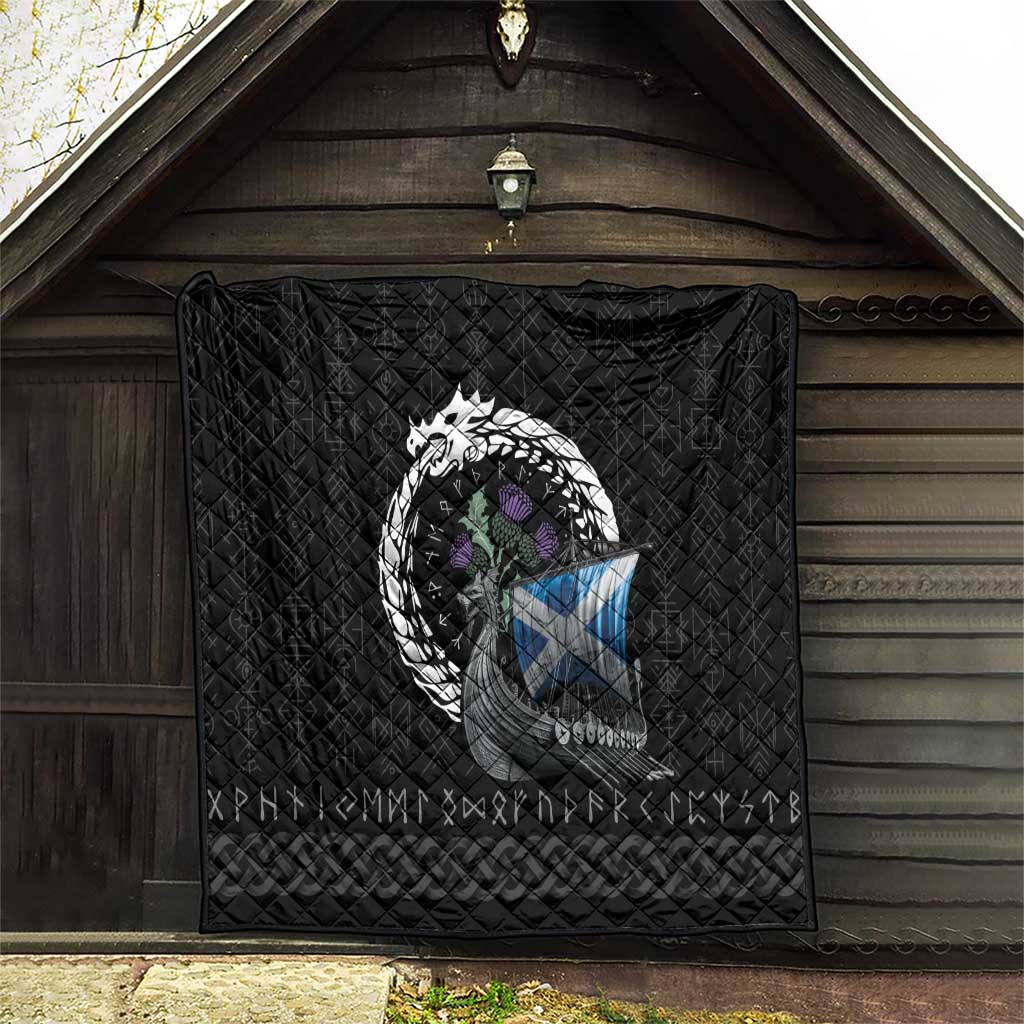 Scotland Viking Drakkar Quilt Viking Blood - Wonder Print Shop