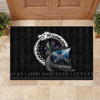 Scotland Viking Drakkar Rubber Doormat Viking Blood - Wonder Print Shop