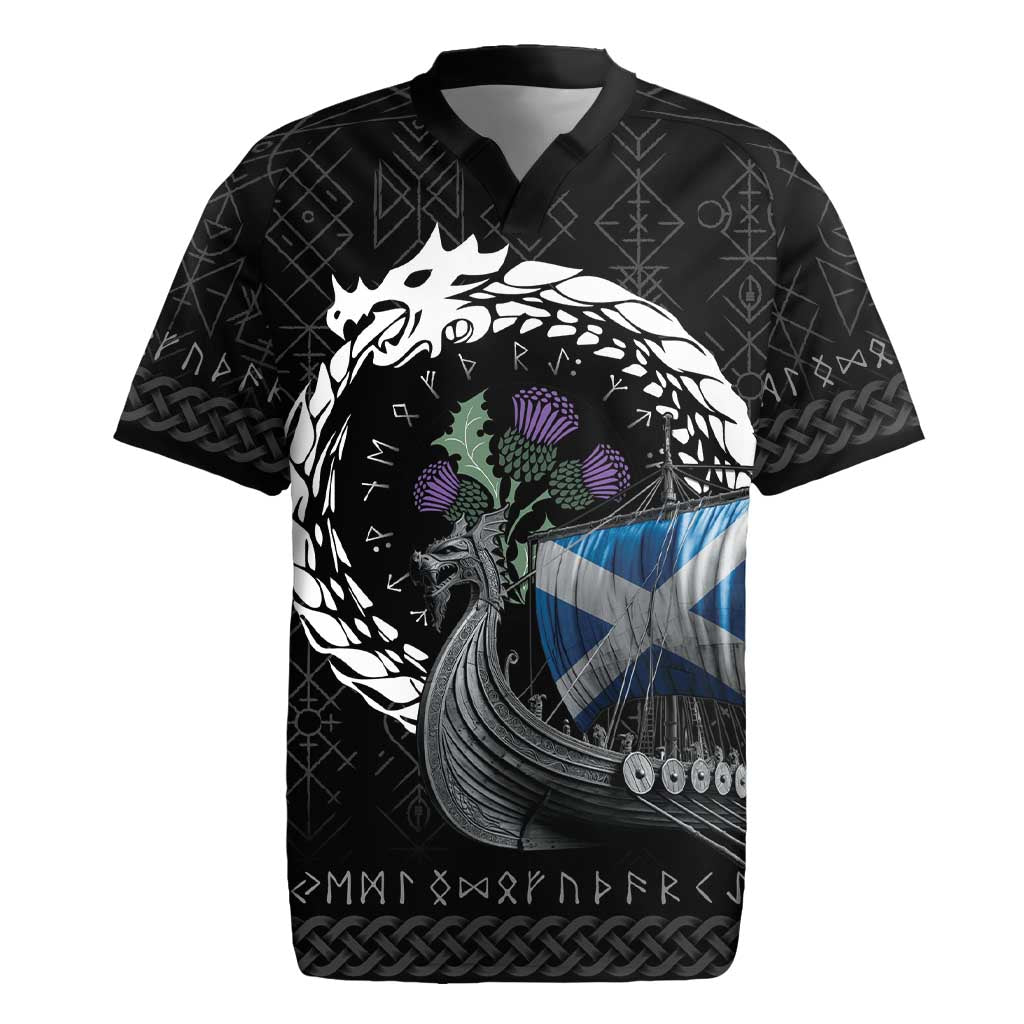 Scotland Viking Drakkar Rugby Jersey Viking Blood - Wonder Print Shop