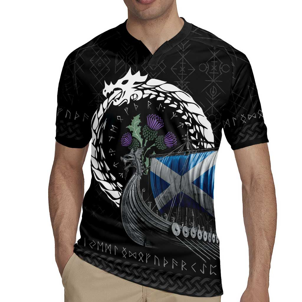 Scotland Viking Drakkar Rugby Jersey Viking Blood - Wonder Print Shop