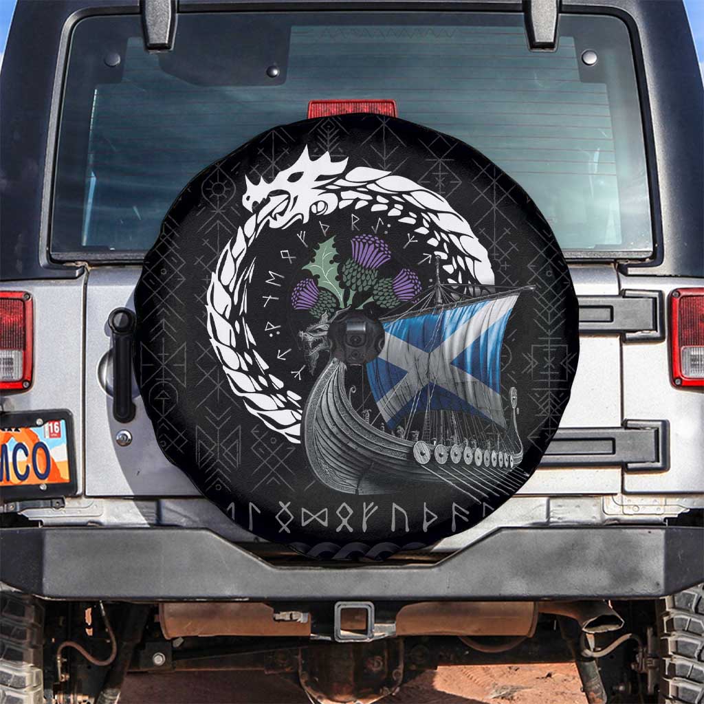 Scotland Viking Drakkar Spare Tire Cover Viking Blood - Wonder Print Shop