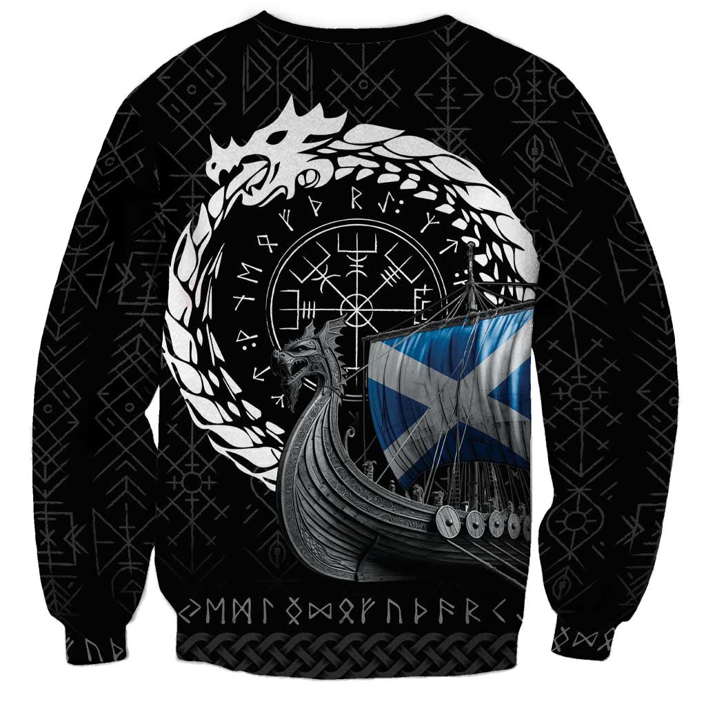Scotland Viking Drakkar Sweatshirt Viking Blood - Wonder Print Shop