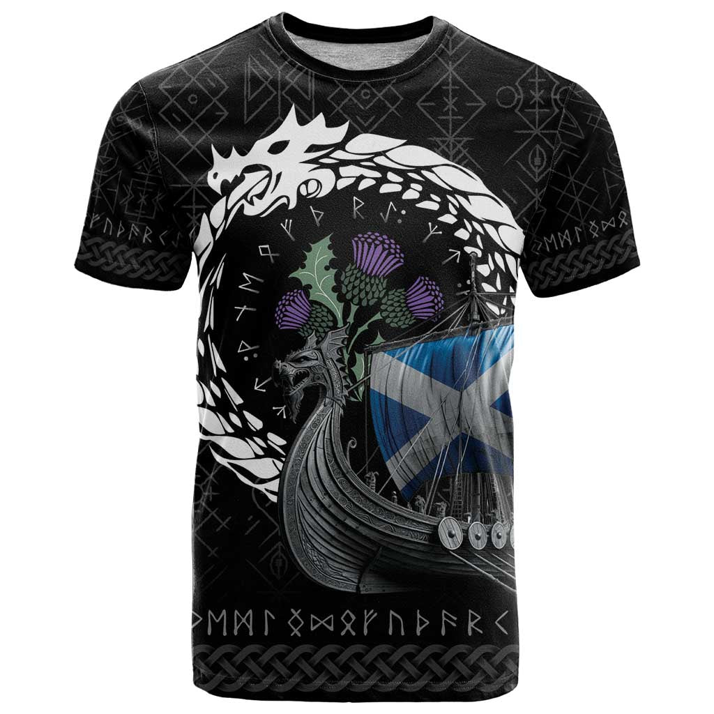 Scotland Viking Drakkar T Shirt Viking Blood - Wonder Print Shop