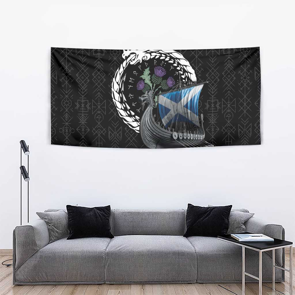 Scotland Viking Drakkar Tapestry Viking Blood - Wonder Print Shop