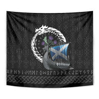 Scotland Viking Drakkar Tapestry Viking Blood - Wonder Print Shop