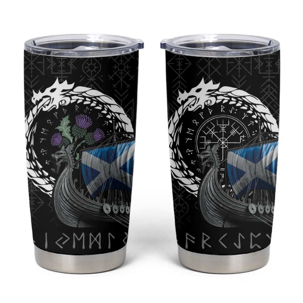 Scotland Viking Drakkar Tumbler Cup Viking Blood - Wonder Print Shop