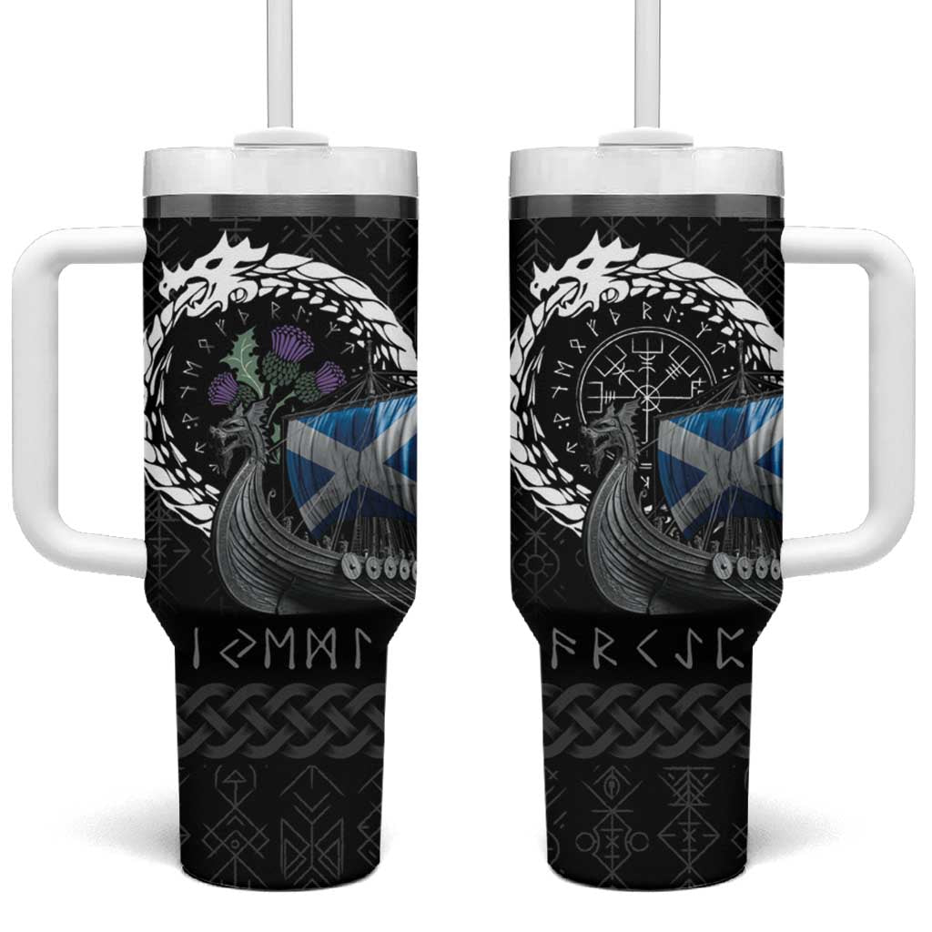 Scotland Viking Drakkar Tumbler With Handle Viking Blood - Wonder Print Shop