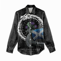 Scotland Viking Drakkar Women Casual Shirt Viking Blood - Wonder Print Shop