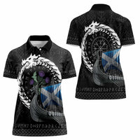 Scotland Viking Drakkar Women Polo Shirt Viking Blood - Wonder Print Shop