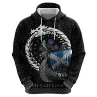 Scotland Viking Drakkar Zip Hoodie Viking Blood - Wonder Print Shop