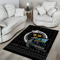 Sweden Viking Drakkar Area Rug Viking Blood - Wonder Print Shop