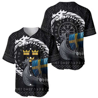 Sweden Viking Drakkar Baseball Jersey Viking Blood - Wonder Print Shop