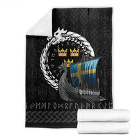 Sweden Viking Drakkar Blanket Viking Blood - Wonder Print Shop