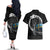 Sweden Viking Drakkar Couples Matching Off The Shoulder Long Sleeve Dress and Hawaiian Shirt Viking Blood - Wonder Print Shop