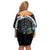 Sweden Viking Drakkar Family Matching Off Shoulder Short Dress and Hawaiian Shirt Viking Blood - Wonder Print Shop