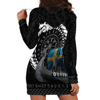 Sweden Viking Drakkar Hoodie Dress Viking Blood - Wonder Print Shop