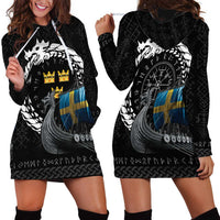 Sweden Viking Drakkar Hoodie Dress Viking Blood - Wonder Print Shop