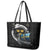 Sweden Viking Drakkar Leather Tote Bag Viking Blood - Wonder Print Shop