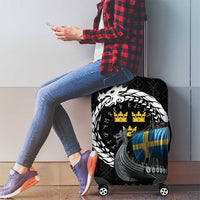 Sweden Viking Drakkar Luggage Cover Viking Blood - Wonder Print Shop