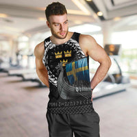 Sweden Viking Drakkar Men Tank Top Viking Blood - Wonder Print Shop