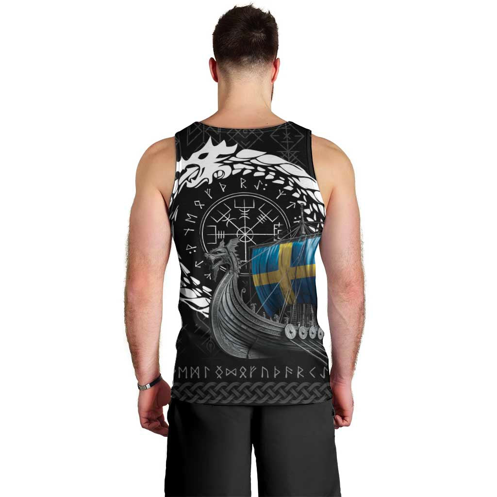 Sweden Viking Drakkar Men Tank Top Viking Blood - Wonder Print Shop