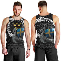 Sweden Viking Drakkar Men Tank Top Viking Blood - Wonder Print Shop