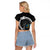 Sweden Viking Drakkar Raglan Cropped T Shirt Viking Blood - Wonder Print Shop
