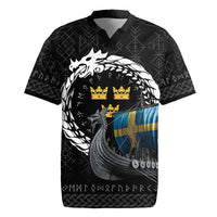 Sweden Viking Drakkar Rugby Jersey Viking Blood - Wonder Print Shop