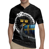 Sweden Viking Drakkar Rugby Jersey Viking Blood - Wonder Print Shop