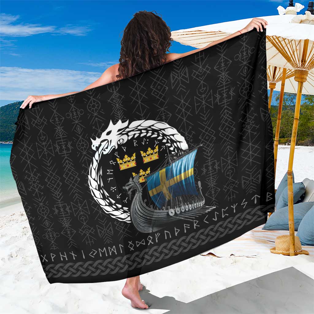 Sweden Viking Drakkar Sarong Viking Blood - Wonder Print Shop