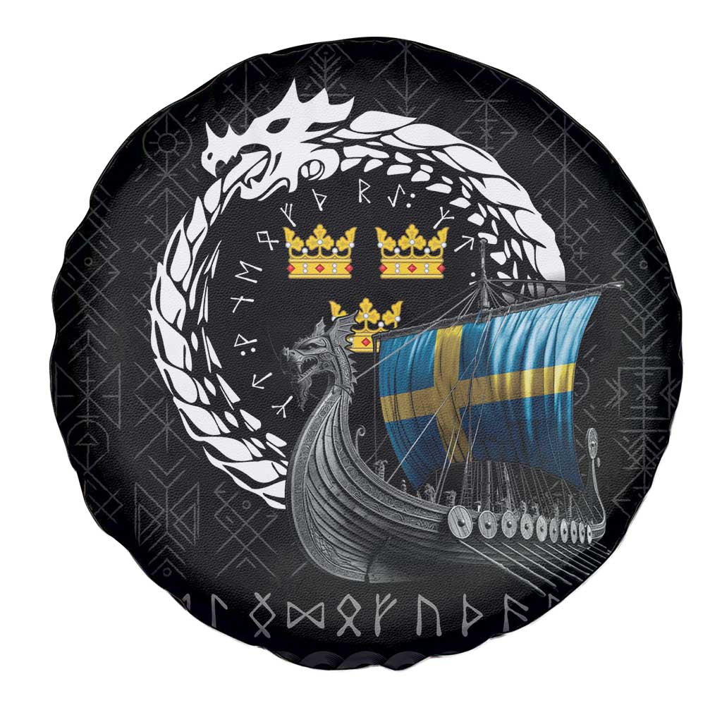 Sweden Viking Drakkar Spare Tire Cover Viking Blood - Wonder Print Shop