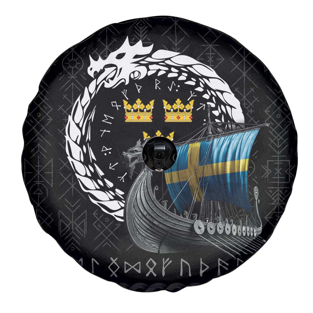 Sweden Viking Drakkar Spare Tire Cover Viking Blood - Wonder Print Shop