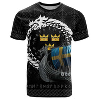 Sweden Viking Drakkar T Shirt Viking Blood - Wonder Print Shop